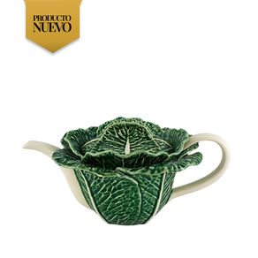 Tetera Verde de Ceramica